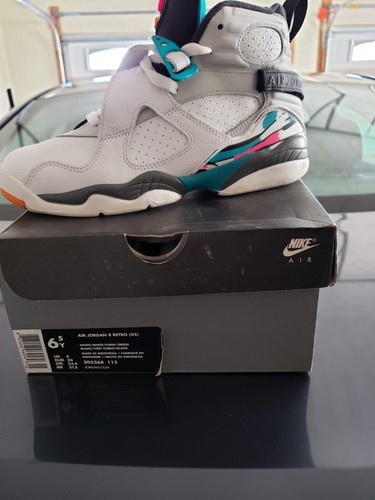 Nike Air Jordan 8 Women's Shoe white 