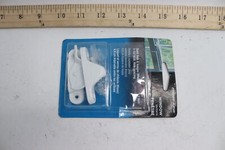 Prime-Line Double Hung Window Sash Lock w/ Cam-Act White Diecast Zinc 1-15/16"