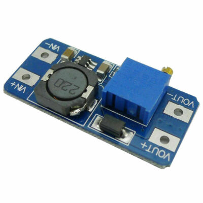 one pcs   MT3608 DC-DC Step Up Power Converter Uin=3-24VDC Uout max =28VDC