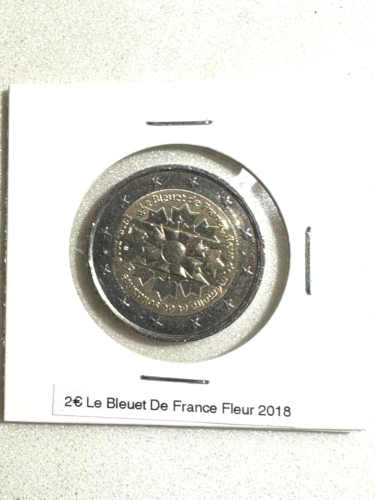 2 euros ,Le Bleuet De France Fleur De Memoire Et De Solidarité 2018 - Photo 1/2