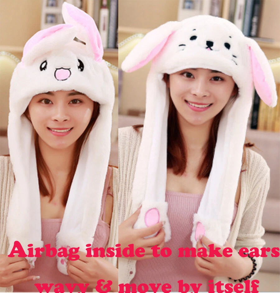 Animal Style Cute Ears Wavy Hat Halloween Christmas Costume Ears MOVE by Itself - Image 2 of 3