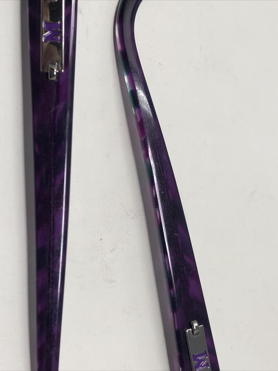 Missoni MM00606 Purple Multi Rectangular Eyeglass Frame | Y2K Style | 54-15-140 Missoni Frames in Vision Centers - Walmart.com main image 4