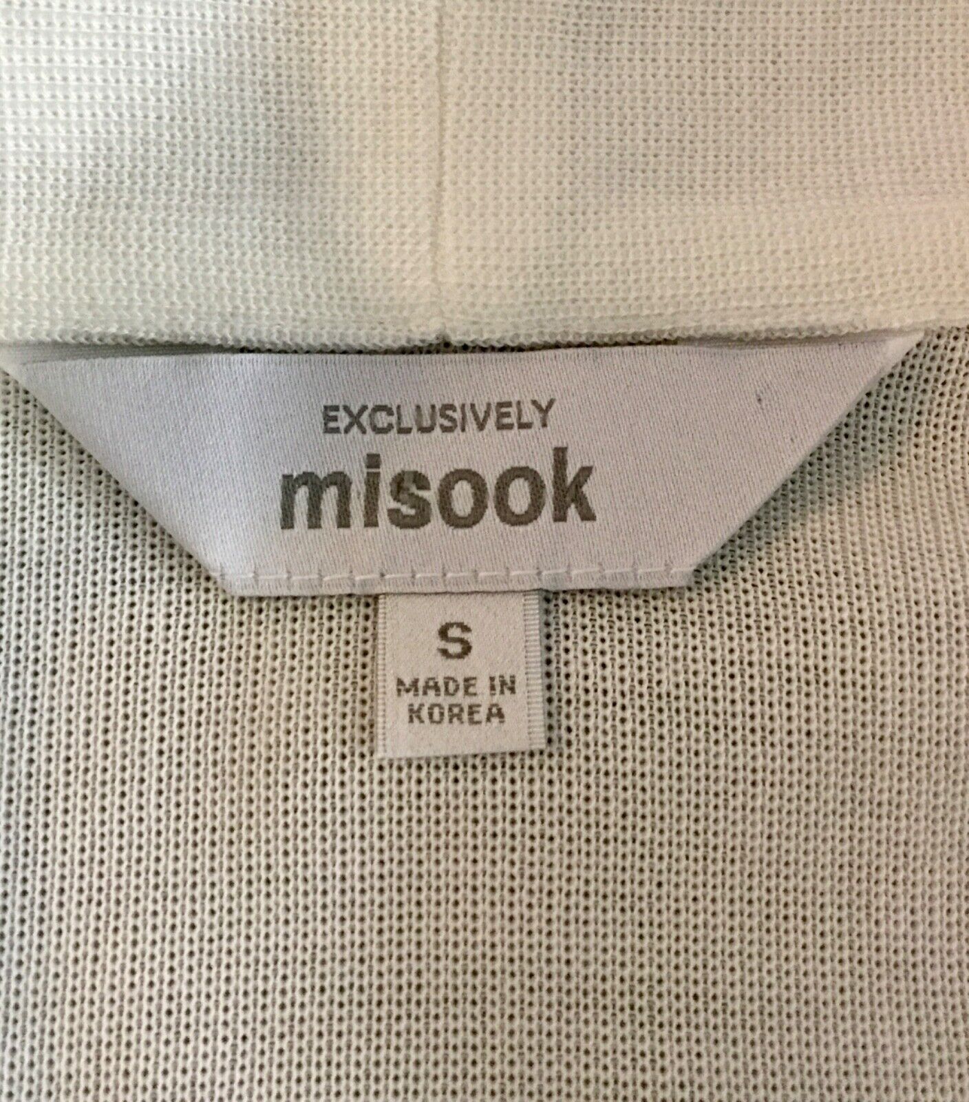 Misook Jacket White Blue and Black size S - image 4
