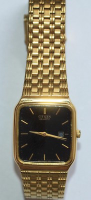 O7266 Montre Citizen Quartz Plaqué Or + Faire offre | eBay