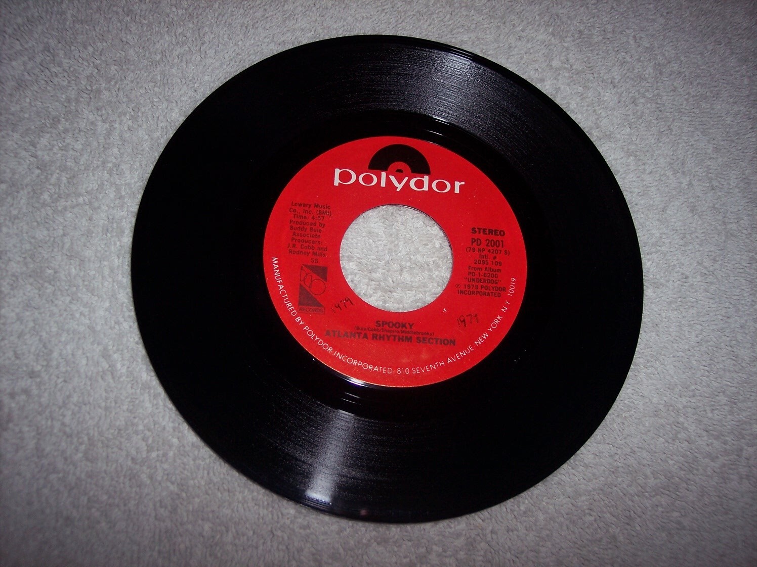 45--ATLANTA RHYTHM SECTION--SPOOKY / IT'S ONLY MUSIC   #2901