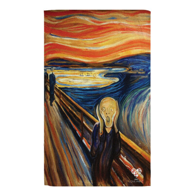 Plaid ARTE Schrei von Munch