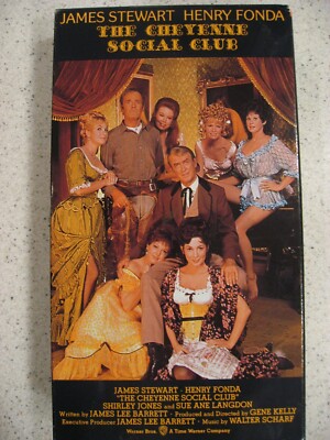 The Cheyenne Social Club (1991) VHS Erotic Western James Stewart, Henry Fonda