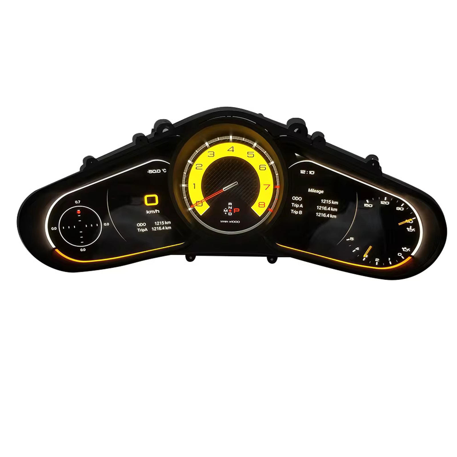 For Porsche Cayenne 92A 2010 - 2015 Digital Speedometer Instrument Cluster LED