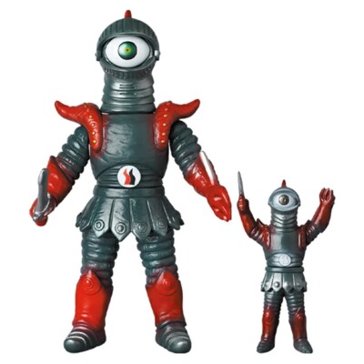 Medicom Toy Kikaider 01 Shadow Knight New Color & Mini Soft Vinyl