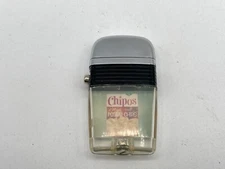 Vintage Scripto Chipos Potato Chips R. Kroft VU-Lighter w/ Black Band AS-IS