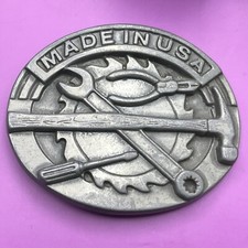 Unbranded Belt Buckle " Made In USA" Design