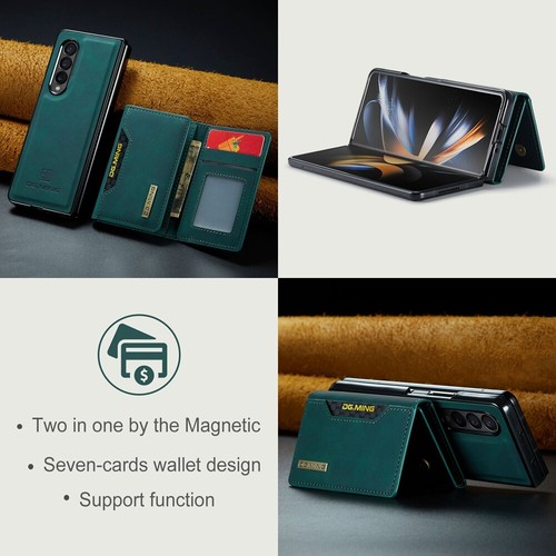 Leder Hülle Für Samsung Galaxy Z Fold 5 4 3 5G Magnet Wallet Handy Tasche Schutz - Bild 62 von 79