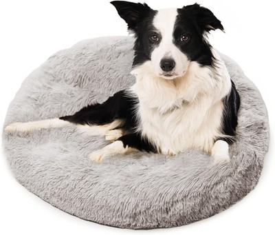 Portable Dog Bed Furniture Medium Light Grey
