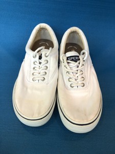 sperry white sneakers mens