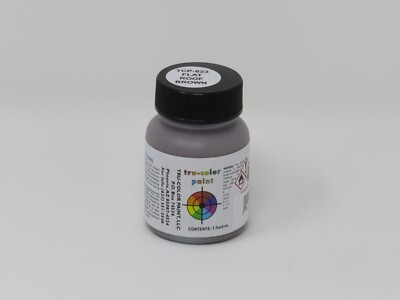 Tru-Color Paint 823 Roof Brown Flat Brushable Model Railroad Color 1 oz