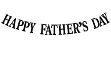 Happy Father's Day Banner, Best Dad Ever Party Decorations Supplies for