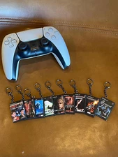 PlayStation 2 miniature game keychains charms Silent Hill Resident Evil etc!