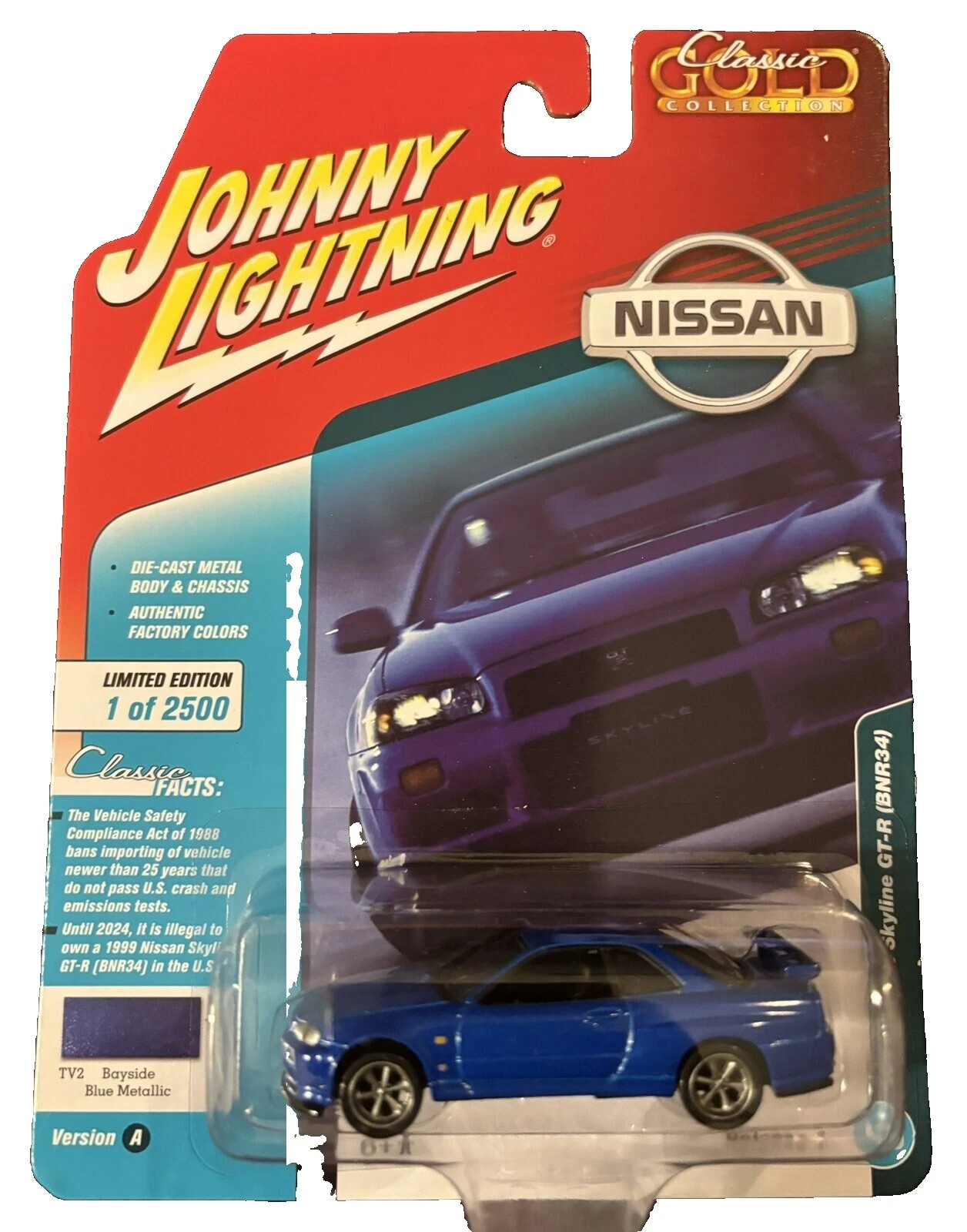 Fabricación de contemporáneo Johnny Lightning Nissan autos, camiones y camionetas diecast