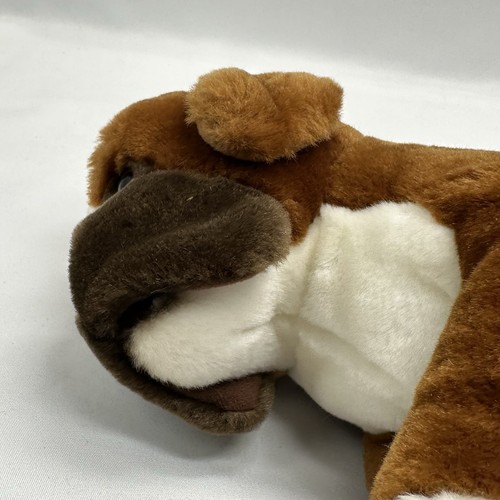 Boxer Puppy Dog Plush 12" Stuffed Animal Brown Kids Preferred Realistic Puppy - Picture 8 of 10