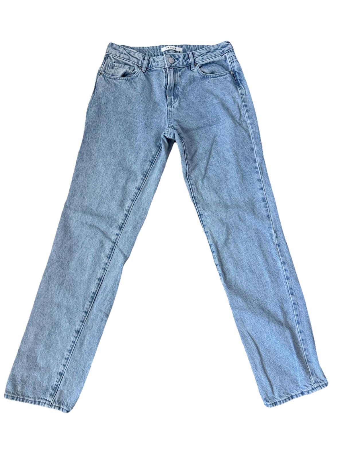 Pacsun Light Blue Low Rise Straight Leg JeansSize 26 Women's