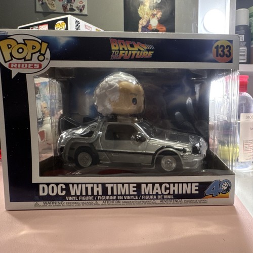 Funko Pop! Rides Doc Brown with Time Machine Back to the Future #133 ...