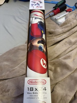 Mario Kart  Wall Sized Graffix - Limited Edition (Still In Packaging) 18 x 24