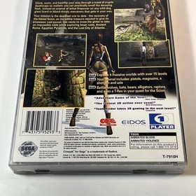 Tomb Raider (Sega Saturn, 1996) CIB Complete w Manual + Registration Card