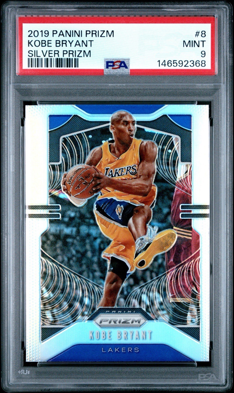 2019-20 Panini Prizm - Kobe Bryant #8 Silver Prizm PSA 9