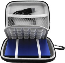 Lacdo Hard Drive Carrying Case for Seagate Portable/Seagate One Size, Black