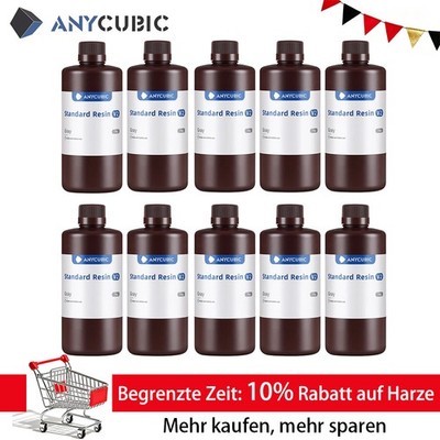 10KG ANYCUBIC LCD 3D Drucker Resin 405nm UV Harz für Photon M7 MONO MAX 3D Resin