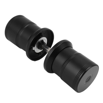 Door Smart Lock Semiconductor Black Fingerprint Door Knob For 40 To 60CM Thi SET