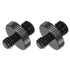 2PCS Mic Stand Adapter 1/4 Male to M8 Male Screw Thread Adapter for Microphon...