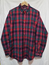 Vintage Pendleton Wool Shirt Sir Pendleton Tartan Plaid Button Down USA Made M