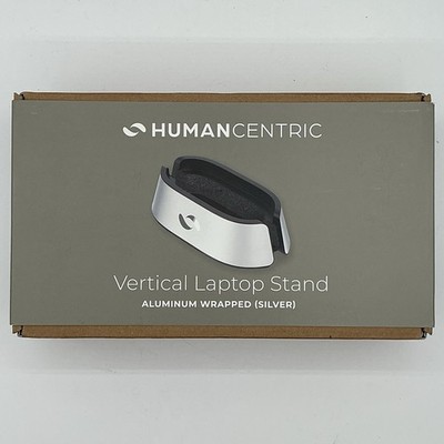 HumanCentric Aluminum Vertical Laptop Stand Dock Upright Holder MacBook Silver