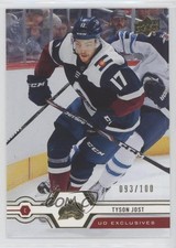 2019-20 Upper Deck UD Exclusives 93/100 Tyson Jost #133 0f5t