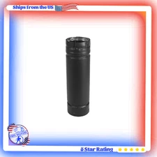 Pellet Vent for Multi-Fuel 3 in. Diameter X 12in. Straight Pipe Length - (Black)