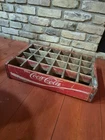 Vintage Coca-Cola Coke Red Wooden 24 Bottle Crate 1971 Chattanooga TN