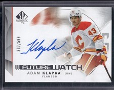 2024-25 Ultimate Collection Adam Klapka Future Watch Auto /599