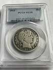 1913 Barber Half Dollar Pcgs Very Good 10