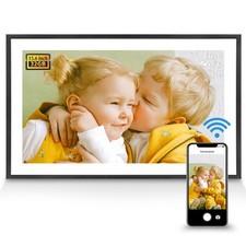 Digital Picture Frame 32G WiFi - 15.6 inch Digital Photo Frame with 1920 10...