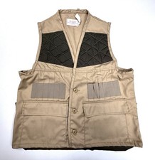 SafTbak Jim Catfish Hunter Shooting Khaki Vest Made In USA Men's Size L?
