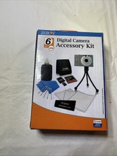 Zeikos 6PC Digital Camera Accessory Kit For Digital Cameras. New Opened Box