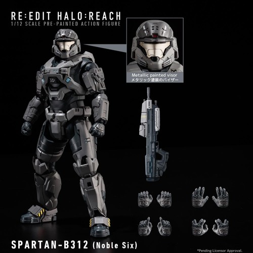 RE:EDIT HALO: REACH SCALA 1/12 SPARTAN-B312 (Noble Six) pressofuso e ABS - Foto 9 di 9