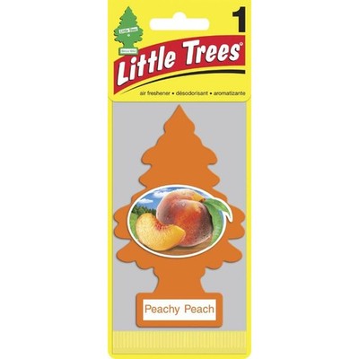 12x Little Trees Hanging Peachy Peach 1ct N/A Air Fresheners New Fresh Stock