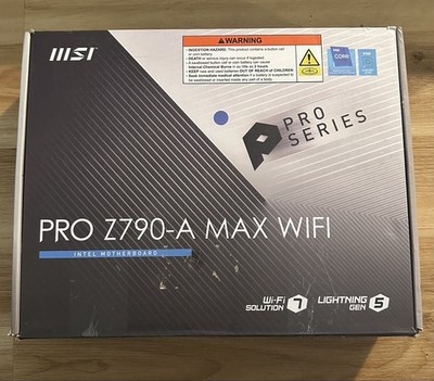 MSI PRO Z790-A MAX WiFi ProSeries Motherboard (Supports 12th/13th/14th New