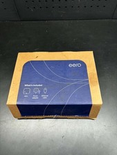eero 2nd Gen Tri-Band Mesh WiFi Router bundle w/ Power Adapter Ethernet Cable