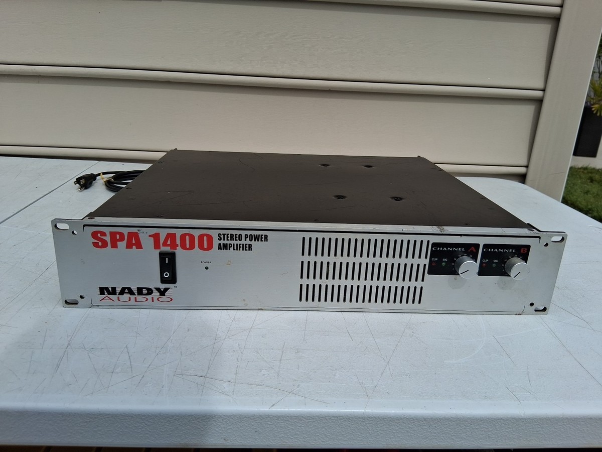 Nady Audio Spa- 1400 Stereo Power Amplifier Rack Mount | eBay