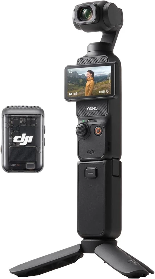 DJI Osmo Pocket 3 Creator Combo Mic Vlog Kamera Touchscreen Camera - Bild 1 von 4