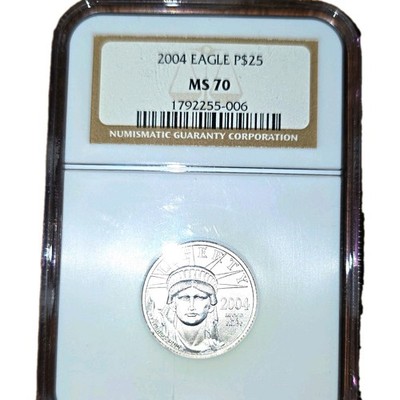 2004 American Eagle Platinum 0.999 Fine Silver Business Strike West Point