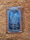 1982-SilverTowne Eagle Silver Art Bar. .999 Fine Silver 🇺🇸 🌎 .999+ Fine. NEW.